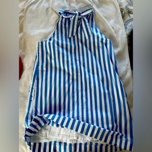 💙🤍  J. Crew Striped Nautical Halter Dress